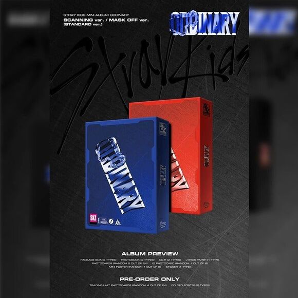 KPOP-Stray Kids Ordinary Scanning Version Album Box Set- NEW - Picture 8 of 8